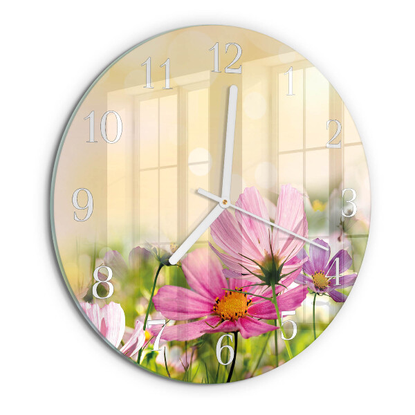 Glas wanduhr Kosmeen