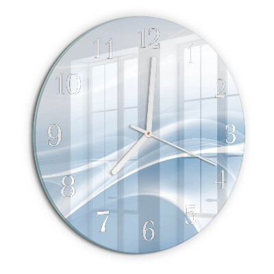 Glas wanduhr Abstrakte Linien