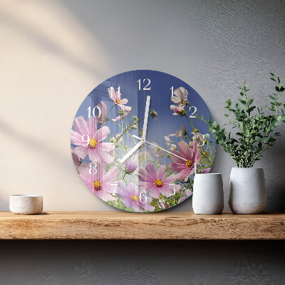 Glas wanduhr Kosmeen