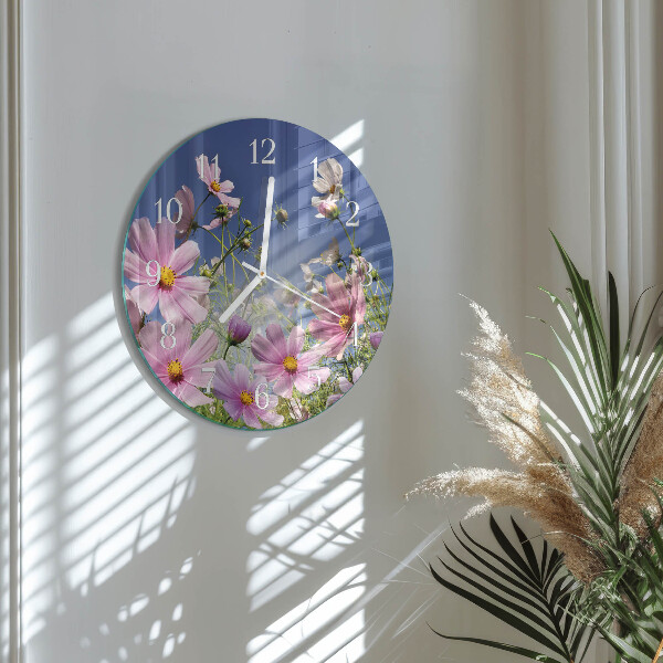 Glas wanduhr Kosmeen