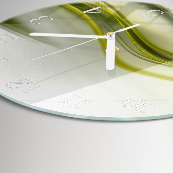 Glas wanduhr Abstrakte Linien