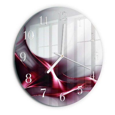 Glas wanduhr Abstraktion