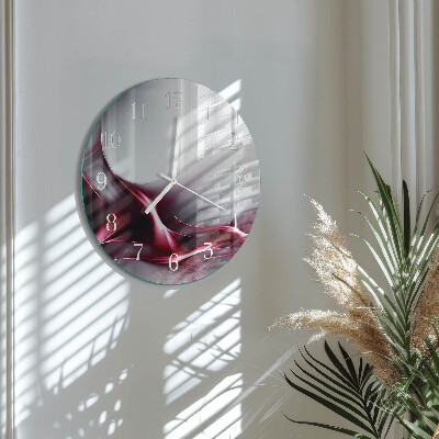 Glas wanduhr Abstraktion