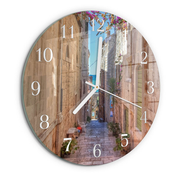 Glas wanduhr Avenue