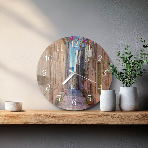 Glas wanduhr Avenue
