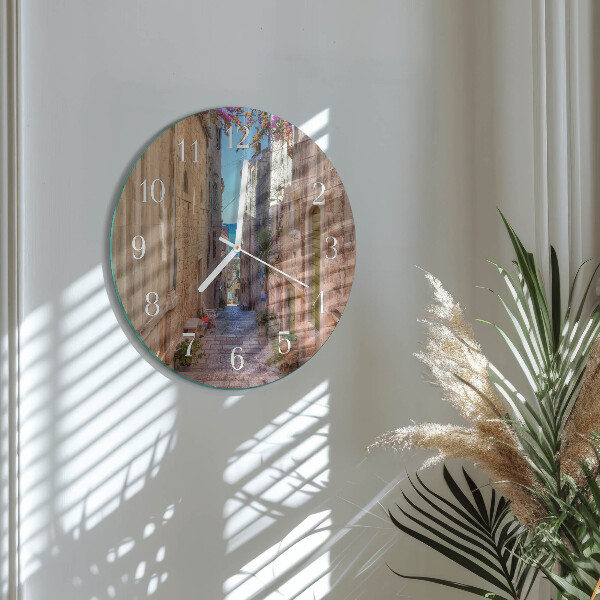 Glas wanduhr Avenue