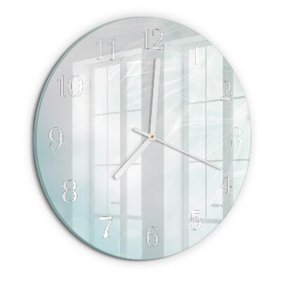 Glas wanduhr Abstraktion