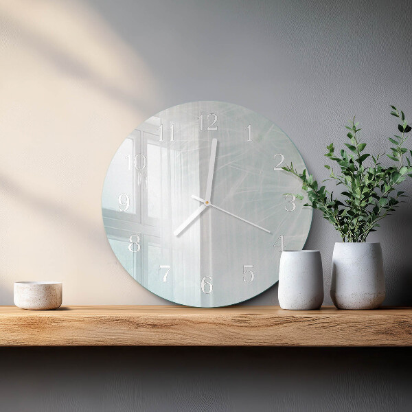 Glas wanduhr Abstraktion