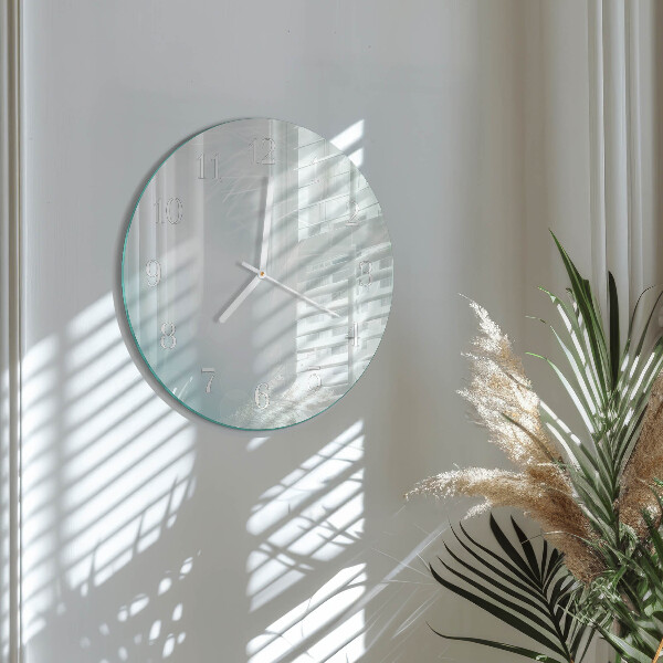 Glas wanduhr Abstraktion