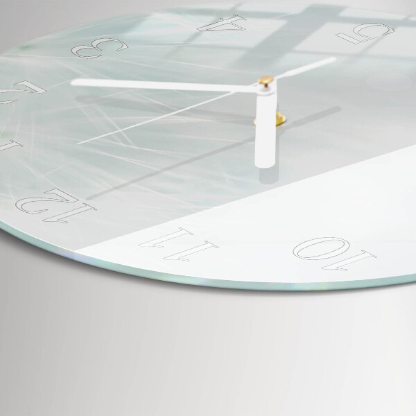 Glas wanduhr Abstraktion