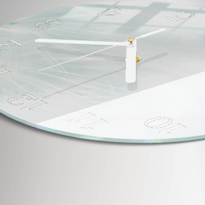 Glas wanduhr Abstraktion