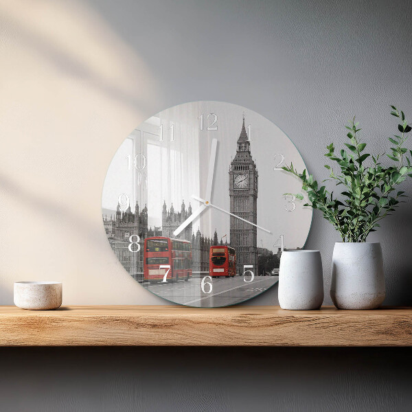 Glas wanduhr London