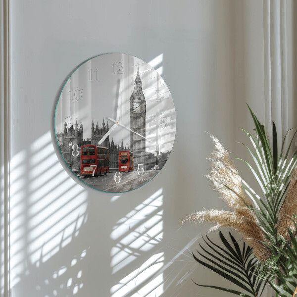 Glas wanduhr London