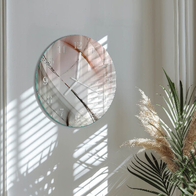 Glas wanduhr Abstraktion