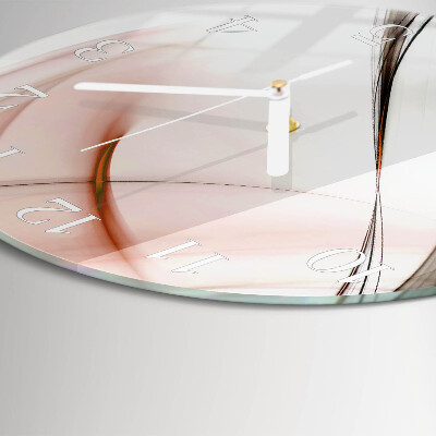 Glas wanduhr Abstraktion