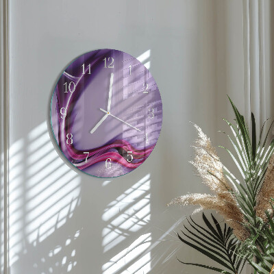 Glas wanduhr Abstraktion