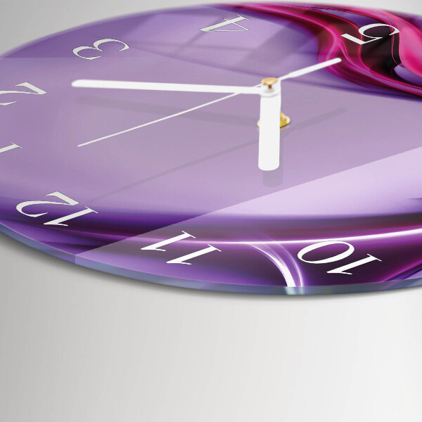 Glas wanduhr Abstraktion