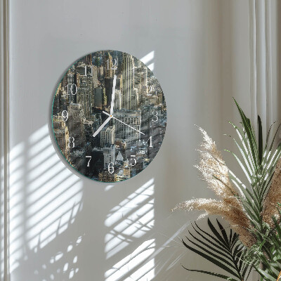 Glas wanduhr Horizont