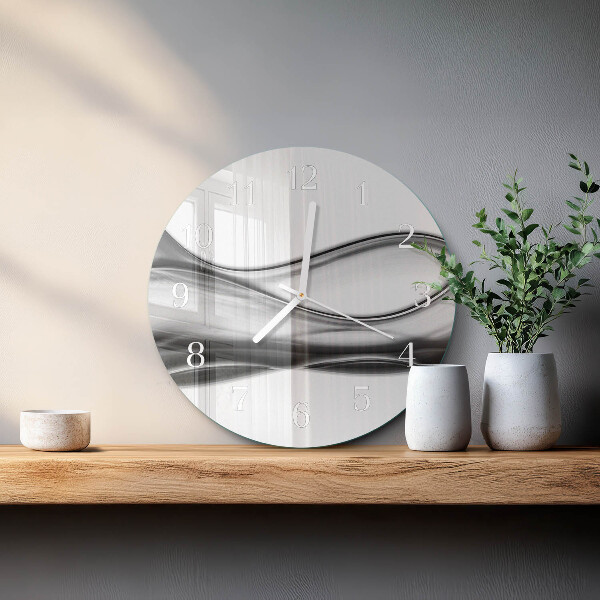 Glas wanduhr Abstraktion