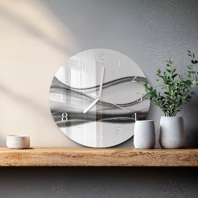 Glas wanduhr Abstraktion