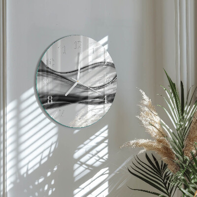 Glas wanduhr Abstraktion