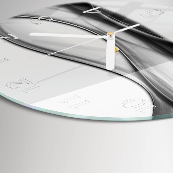 Glas wanduhr Abstraktion