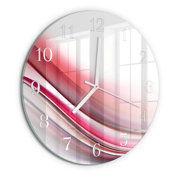 Glas wanduhr Abstraktion