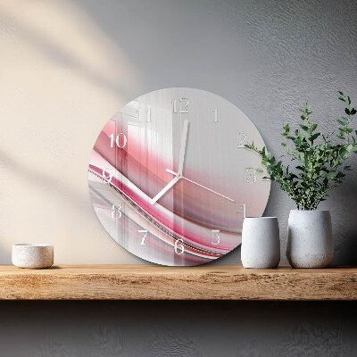 Glas wanduhr Abstraktion