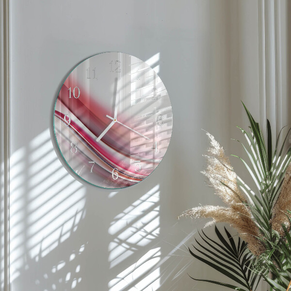 Glas wanduhr Abstraktion