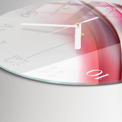 Glas wanduhr Abstraktion