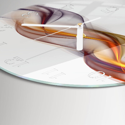 Glas wanduhr Abstraktion