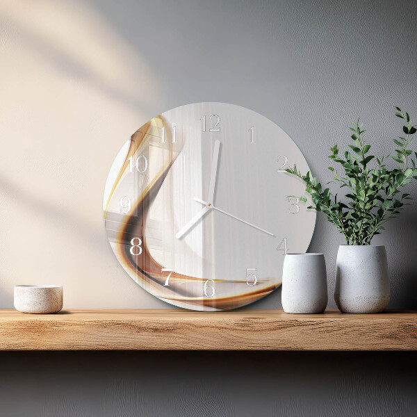 Glas wanduhr Abstraktion