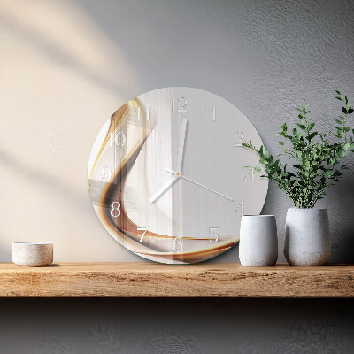 Glas wanduhr Abstraktion