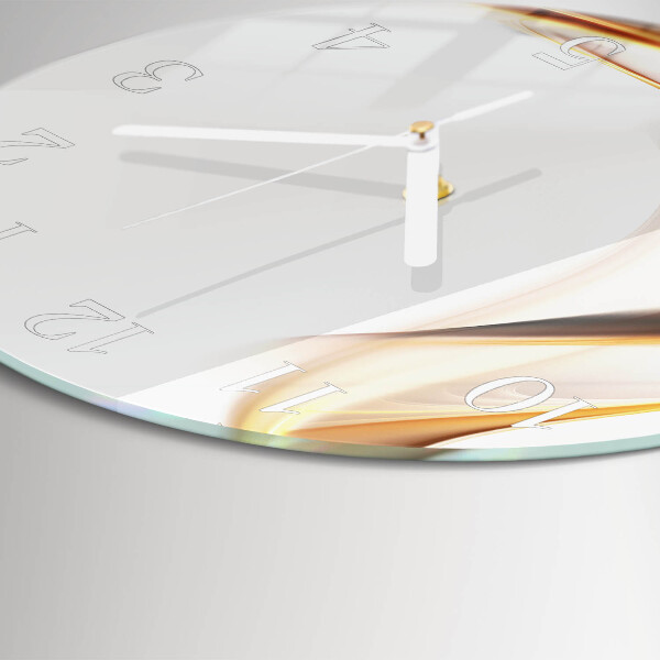 Glas wanduhr Abstraktion