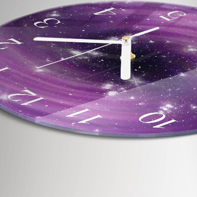 Glas wanduhr Abstraktion