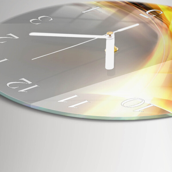 Glas wanduhr Abstraktion