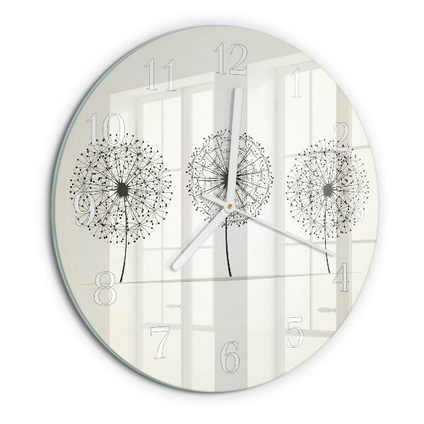 Glas wanduhr Abstraktion