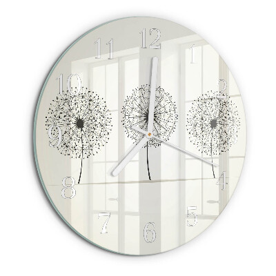 Glas wanduhr Abstraktion