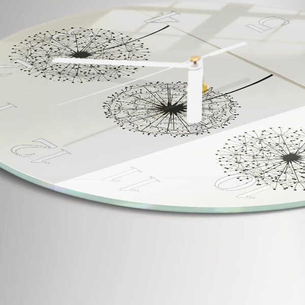 Glas wanduhr Abstraktion