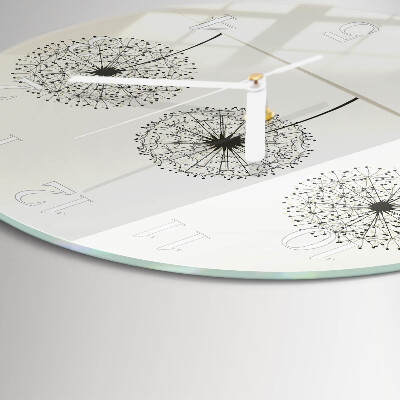 Glas wanduhr Abstraktion