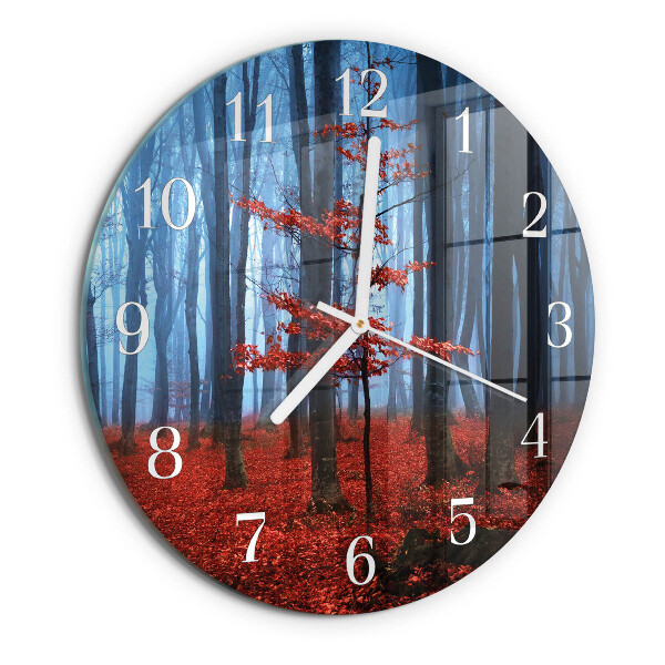 Glas wanduhr Dunkelheit