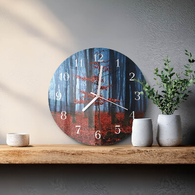 Glas wanduhr Dunkelheit