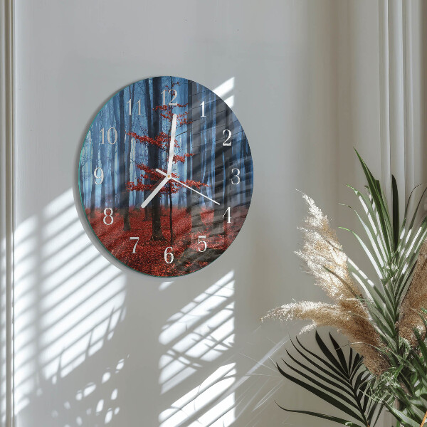 Glas wanduhr Dunkelheit
