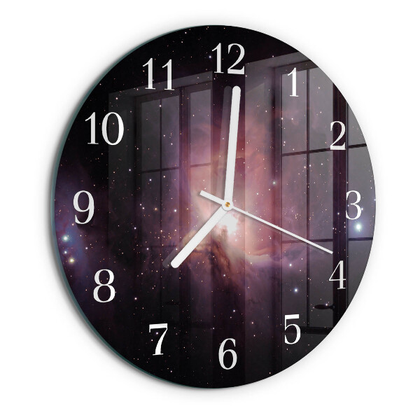 Glas wanduhr Raum