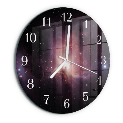 Glas wanduhr Raum