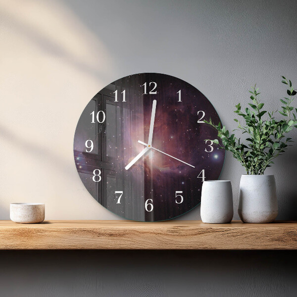Glas wanduhr Raum