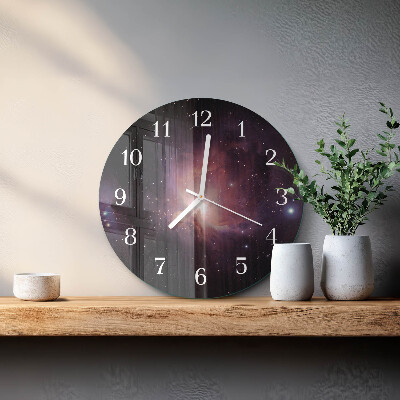 Glas wanduhr Raum