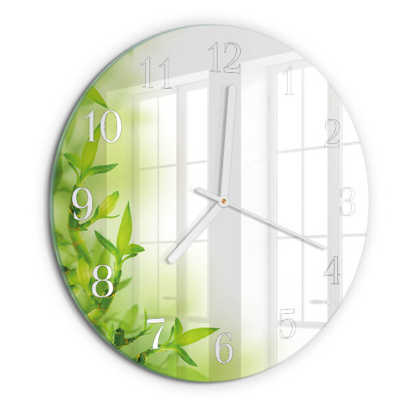 Glas wanduhr Natur