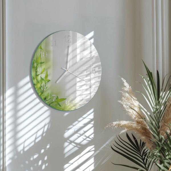 Glas wanduhr Natur