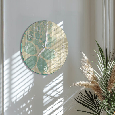 Glas wanduhr Abstraktion